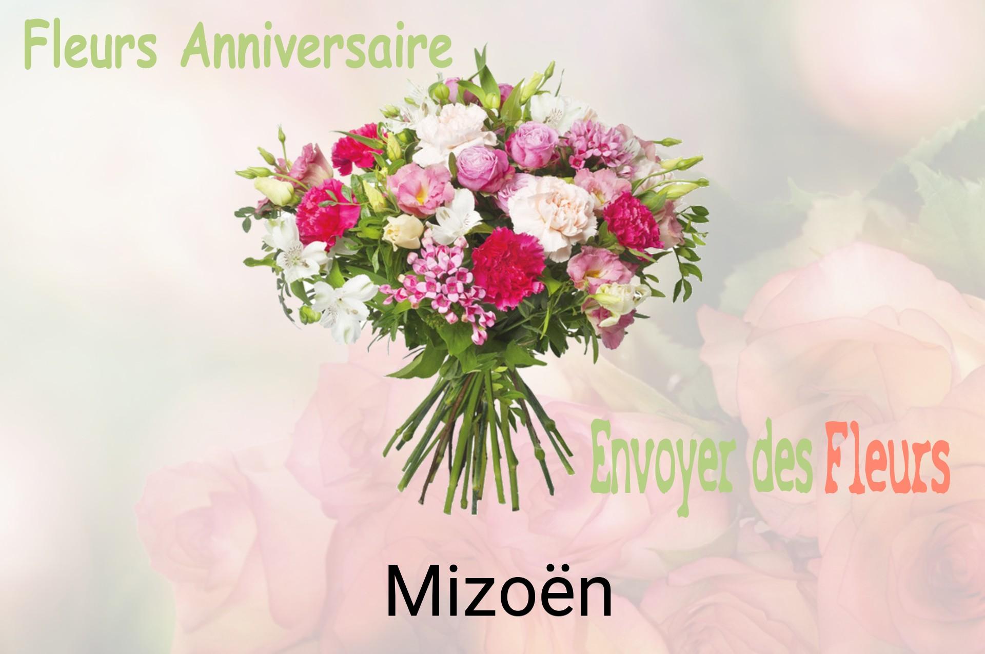 Bouquet de fleurs d’anniversaire livré à Mizoën