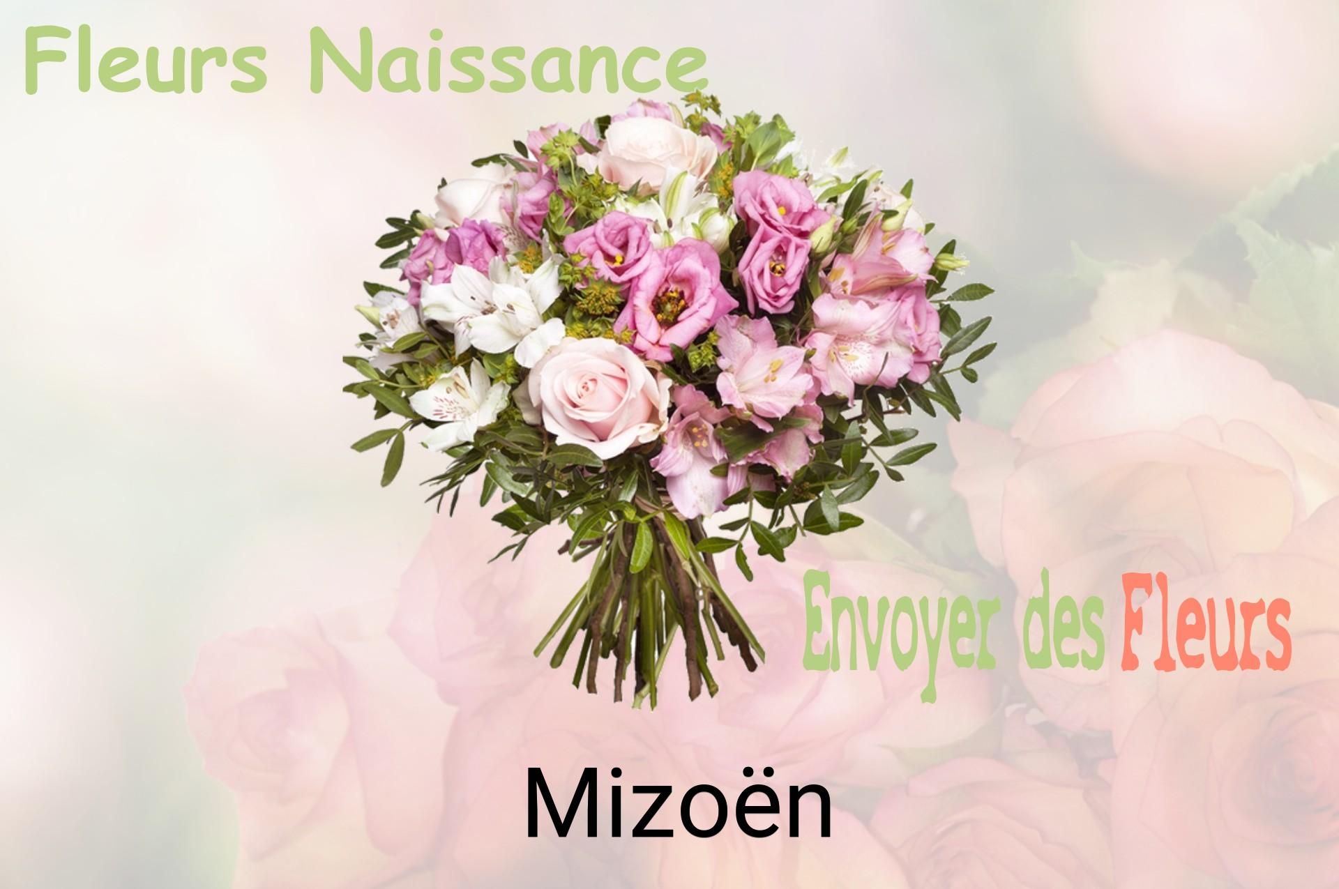 Bouquet de fleurs de naissance livré à Mizoën